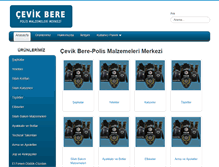 Tablet Screenshot of cevikbere.com